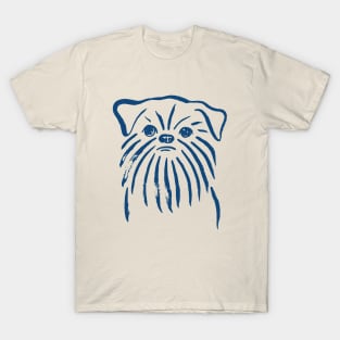 Brussels Griffon (Beige and Blue) T-Shirt